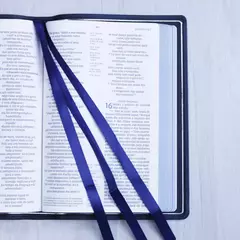Imagem do Biblia Sagrada | NVI | Premier Collection | Capa Couro Luxo Azul