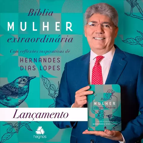 Biblia Mulher Extraordinaria | NVI | Hernandes Dias Lopes | Capa Dura Turquesa