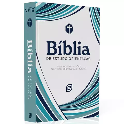 Biblia Estudo Orientacao | NVI | Letra Normal | Capa Blue Waves