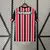 Camisa São Paulo C/ Patrocínios II Away 2024 Torcedor New Balance Masculino - Branco Vermelho Preto na internet