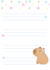 Bloco Capivara - A6 - comprar online