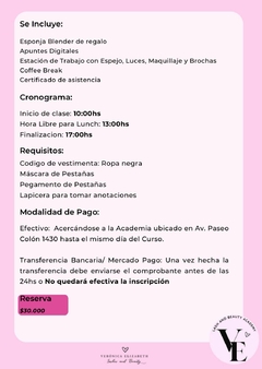 Workshop Intensivo Auto Maquillaje en internet