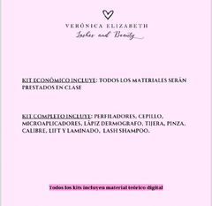 Curso de Cejas 3en1 - Veronica Elizabeth Lashes & Beauty