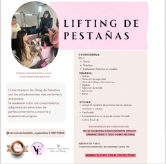 Curso Lifting de pestañas - comprar online