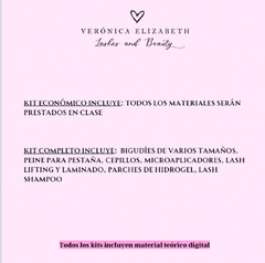 Curso Lifting de pestañas - Veronica Elizabeth Lashes & Beauty