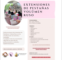 Curso Extensiones de pestañas Volumen Ruso - comprar online