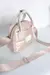 Bandolera Isabella rosa puffer - comprar online