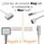 Cable Magsafe 1/2 Para Cargadores Macbook Pro Air - comprar online