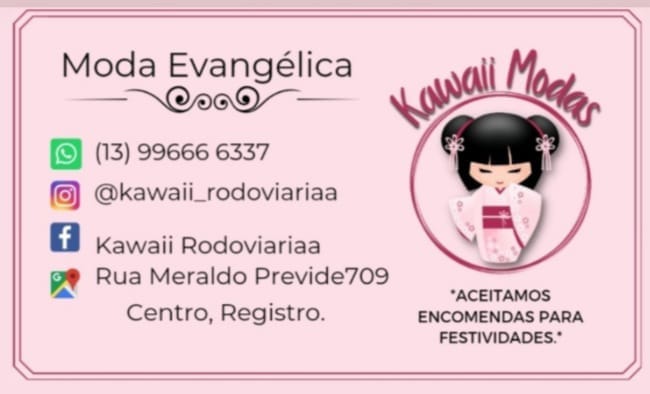 kawaii moda evangelica
