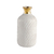 Mini Vaso Decorativo Cerâmica Ranhuras 14cm x 7cm mart na internet