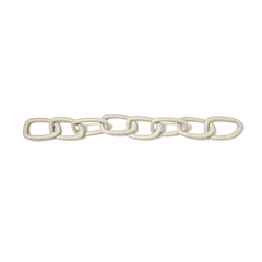 Escultura corrente em polirresina mart cinza 84cm - comprar online