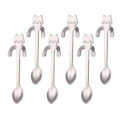 Jogo de 6 colheres Delicat em aco inox