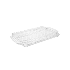 Bandeja de Cristal com Alça Angel 35cm x 21cm x 3cm - Wolff na internet