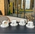 Set De Taza De Ceramica Con Plato Gatito 220ml