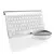 Kit Mini Teclado E Mouse 1600dpi Wireless Branco - Kapbom na internet