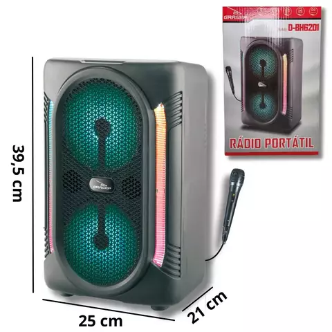 CAIXA DE SOM GRASEP 30w DBH6201