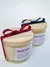 Lembrança Para Padrinhos Vela Perfumada de 100g Etiqueta Branca - Kit c/ 05 - comprar online