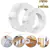 PACK X2 Cinta Doble Faz Transparente Silicona Nanotecnología 1M +2M