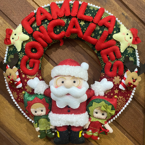 Guirlanda Enfeite de Porta Natal