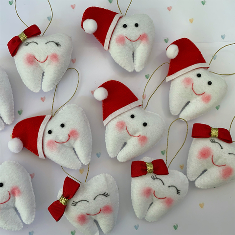 Kit 10 Pingentes para Arvore de Natal