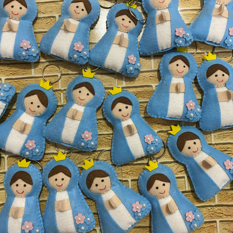 Lembrancinha Chaveiro Nossa Senhora das Graças (10 unidades)