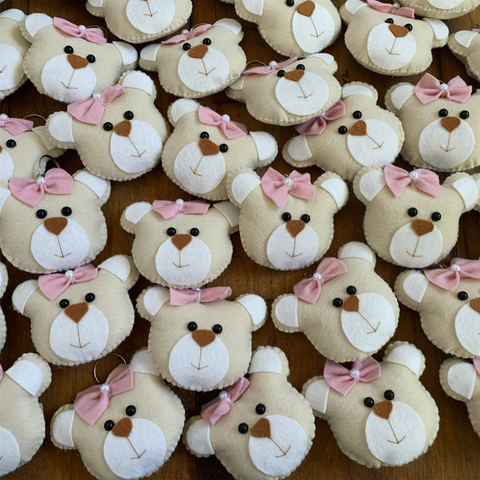 Lembrancinha Chaveiro Ursinho (10 unidades)