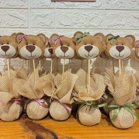 Centro de mesa Ursinho - UNIDADE - comprar online