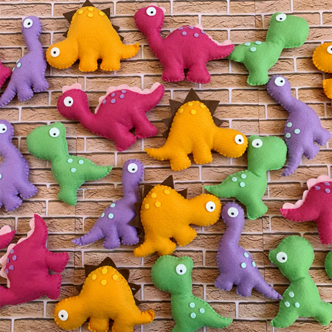 Lembrancinha Chaveiro Dinossauros (10 unidades)
