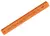 Régua 30cm Flexível Neon Laranja Waleu