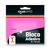Bloco adesivo 76 x 102 mm 100fl rosa Jocar office - comprar online