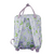 Imagem do Bolsa Mochila Quadrada By Sof Floral Lilas Sabra