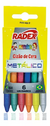 Gizão de Cera Metálico C/6 Cores Radex
