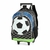 Mochila C/Rodinhas Futebol Azul Luxcel na internet