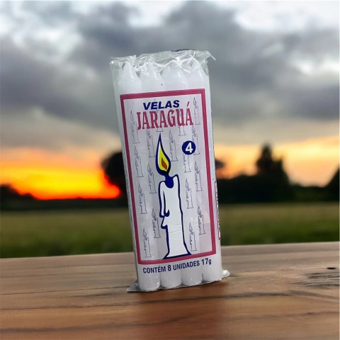 Vela Jaragua N°4 - Caixa com 24 maços