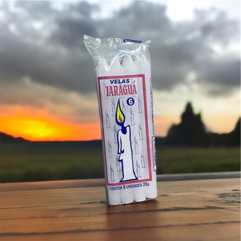 Vela Jaragua N°6 - Caixa com 24 maços