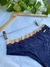 Calcinha Basic com Detalhe em Renda Mescla