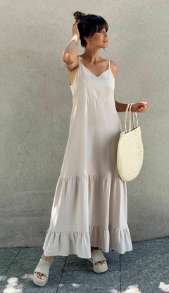 Vestido Longo Bia - Básico e Clássico - Moda Atemporal