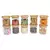 Potes de Vidro P/ Mantimentos C/ Tampa Bambu 200ml - 10 Pçs Oikos - loja online