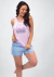 Pijama Feminino - Regata Nadador - Sempre ame a si mesmo! - (Ref - 500270)