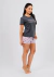 Pijama Feminino - Manga Curta - Pequenos momentos geram grandes lembranças! - (Ref - 500292) - Alma Lunar - Pijamas e Cia
