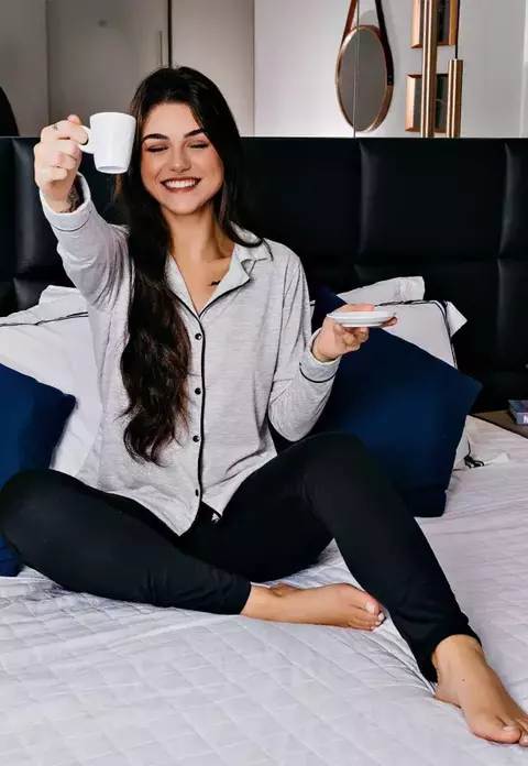 Pijama Americano Longo - (Ref - T20KTQV)