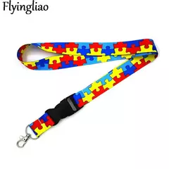 Cordão com porta cartão - Crachá - Autismo - loja online