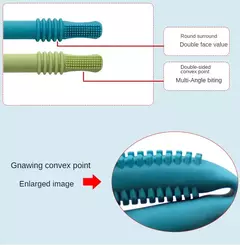 Brinquedo de dentição de silicone na internet