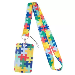 Crachá - Cartão - Cordão - Autismo