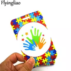 Cordão com porta cartão - Crachá - Autismo - comprar online