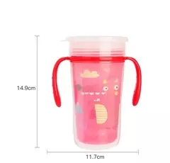Copo 360° com dupla camada de proteção - Criança - 300ml - Loja Mundo Sensorial