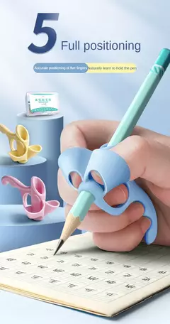 Suporte de silicone para Lápis - Apoio na escrita