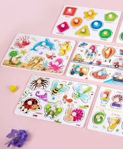 Brinquedos Quebra-cabeça de Madeira - Loja Mundo Sensorial