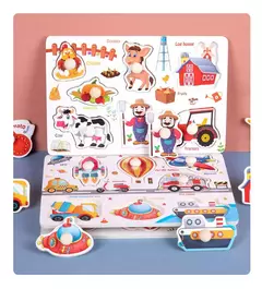 Brinquedos Quebra-cabeça de Madeira - comprar online
