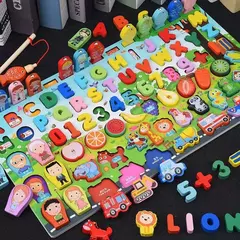 Brinquedos de encaixe - quebra cabeça